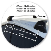 Багажник Wispbar FlushBar BMW 1 Series 2011, E82 2 Door Coupe 2007 - 2014 со штатными местами