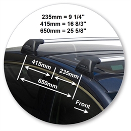 Багажник Whispbar FlushBar Mazda 6 2014, 4 Door Sedan 2012 - 2015