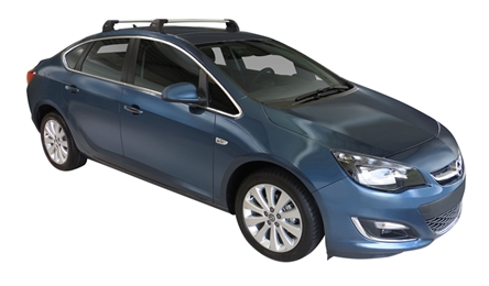 Багажник Whispbar FlushBar для Opel Astra 2015, 4 Door Sedan 2013 - 2015 со штатными местами
