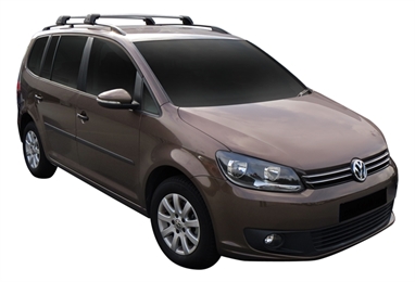 Багажник Whispbar FlushBar для Volkswagen Touran, 5 Door MPV Aug 2010 - 2014 (Rails) c рейлингами