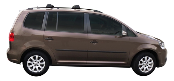 Багажник Whispbar FlushBar для Volkswagen Touran, 5 Door MPV Aug 2010 - 2014 (Rails) c рейлингами