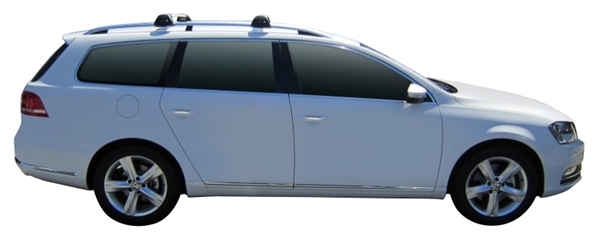 Багажник Whispbar FlushBar для Volkswagen Passat 2014, Variant 5 Door Estate Nov 2010 - 2014 (Rails) c рейлингами