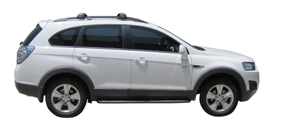 Багажник Wispbar FlushBar Chevrolet Captiva 2011, 7 5 Door SUV 2006 - 2014 (Rails) c рейлингами