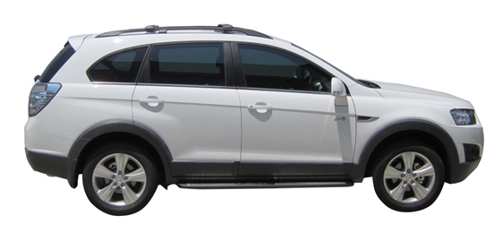 Багажник Wispbar с поперечиной RailBar Chevrolet Captiva, 5 Door SUV 2006 - 2014 (Rails) c рейлингами