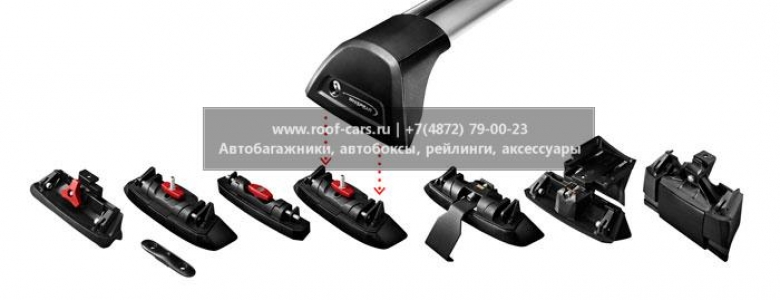 Багажник Whispbar FlushBar VOLVO S40 4 DOOR SEDAN 2004 - 2012 