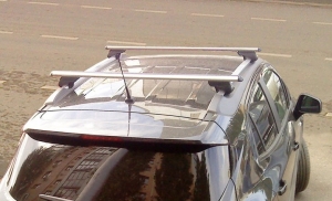 Багажник Atlant с опорами 8811 на интегрированные рейлинги (аэродинамическая дуга)