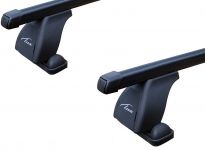 Багажная система "LUX" с дугами 1,1м прямоугольными в пластике для а/м Lada Kalina Sedan/Hatchback