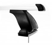 Багажная система "LUX" с дугами 1,1м прямоугольными в пластике для а/м Lada Kalina Sedan/Hatchback